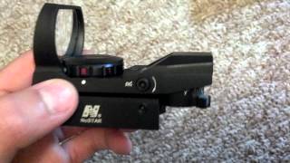 NCstar red dot sight (D4RGB) review and unboxing