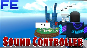 Script Arceus X /Hydrogen Fluxus | Fe Sound Controller Gui [ NDS ]