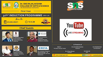 First Year Online Induction Programme | Dr. SNS Rajalakshmi College of Arts and Science