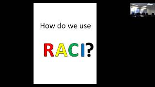 Cross-Program Coach Webinar - Project Management using the RACI Matrix