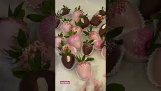 Easy Chocolate Covered Strawberry B-day Gift💝