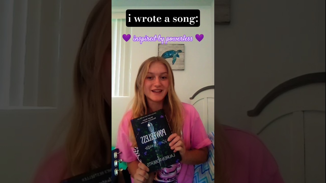 i wrote a song inspired by powerless! 💜 