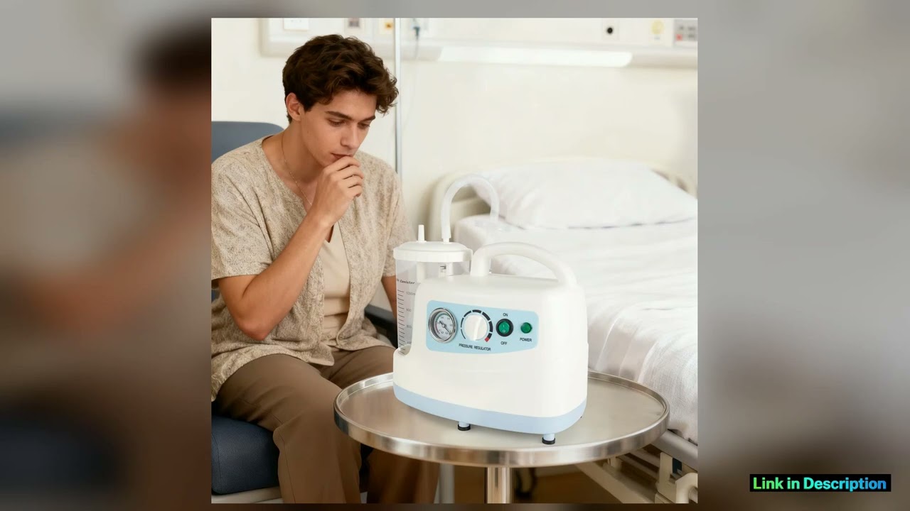 1000ml Portable Electric Veterinary Aspirator Vacuum Suction Unit Silent Vacuum Pumping Unit 110V T