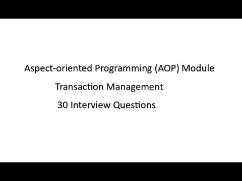 Aspect-oriented Programming (AOP)