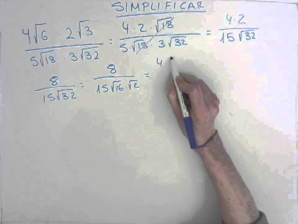 PreUniversitario - Ejer. Simplificar raíz cuadrada dentro de otra raíz👍✍️😬🇧🇴