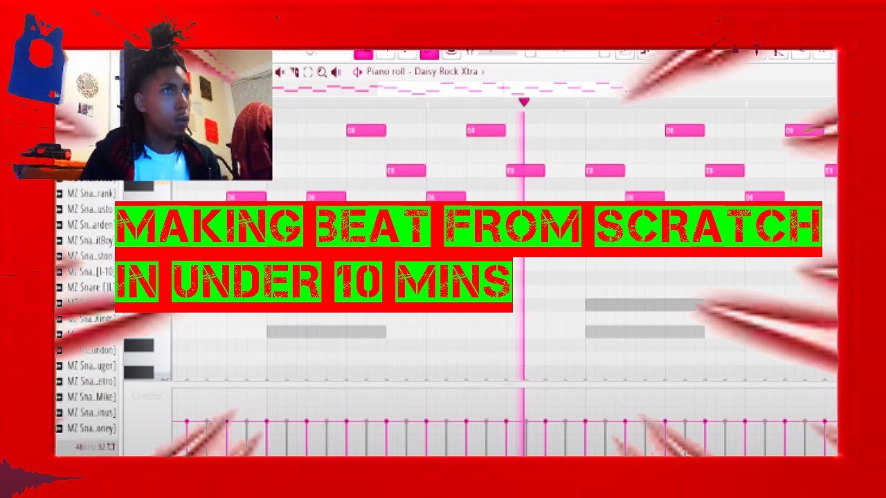 Making Beat from Scratch in under 10 MINS/ Fl Studio 21 - YouTube