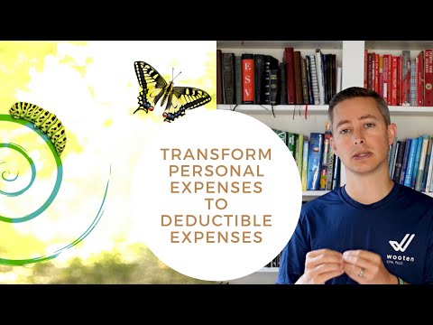 Transform personal expenses to deductible expenses
