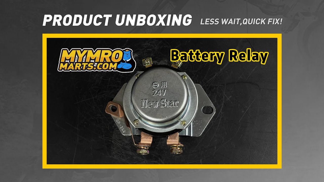 MyMROmarts SWITCH BATTERY RELAY 4255762 FOR ALL HITACHI EXCAVATOR 24V OR 12V