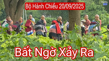 Bất ngờ xảy ra trên đường bộ hành chiều 20/9 của sư Minh Tuệ