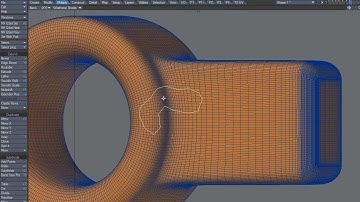 LightWave Model - Band-1 Curve follows Shape C