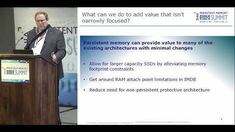 Persistent Memory in Mission Critical Architecture (How and Why)