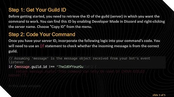 How to Ensure Your Discord.js Commands Work Only in a Specific Server