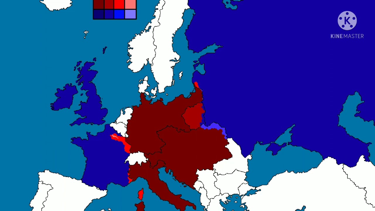 Triple Alliance vs Triple Entente (1914)
