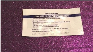 18DPO **LIVE PREGNANCY TEST**