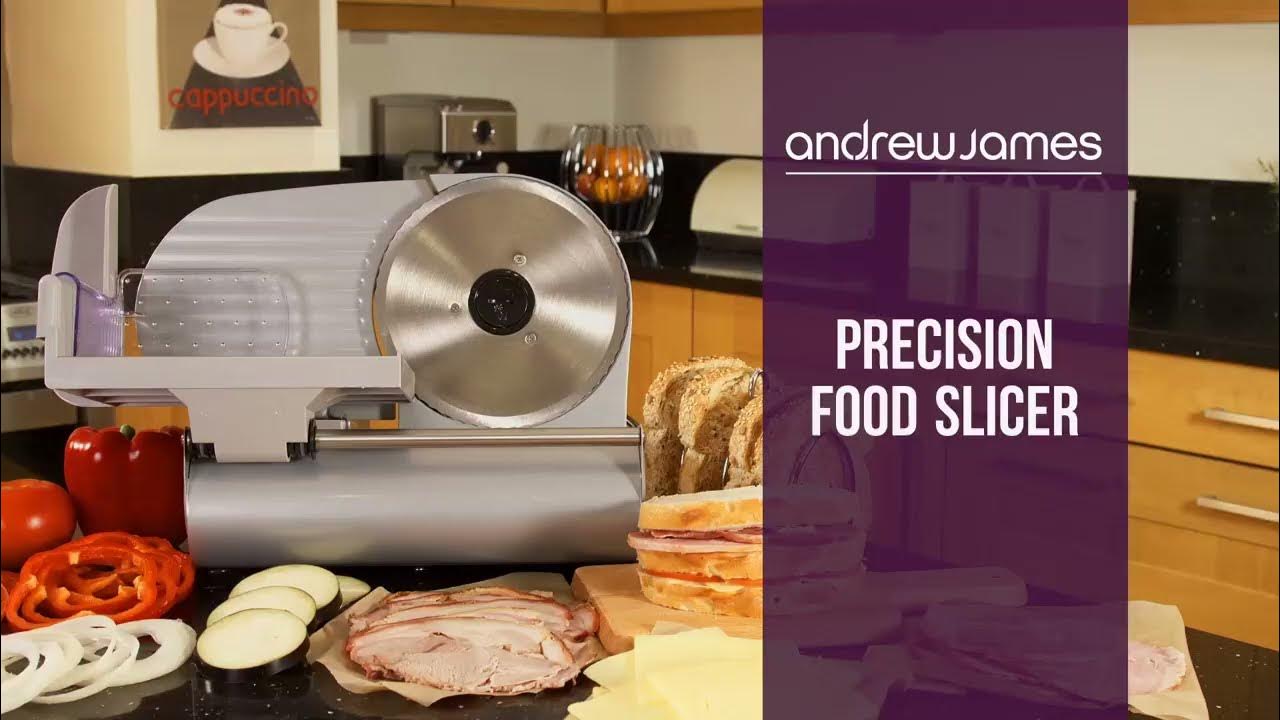 Andrew James Meat Deli Slicer Electric Cutter for Bread Meat Cheese