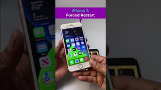 21. How to “Forced Restart” an iPhone 7. #iphone #smartphone