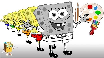 SpongeBob SquarePants - Learn the colors with Spongebob #SpongeBobSquarePants #Spongebob #video