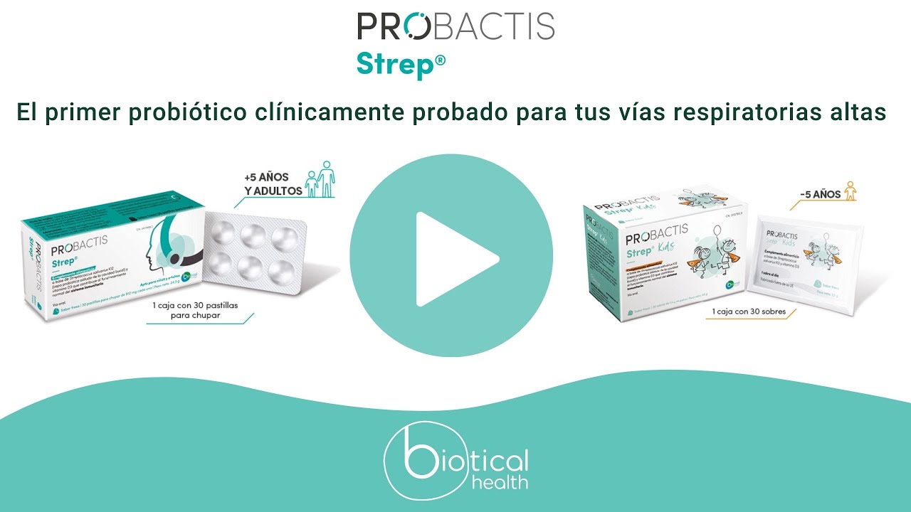 PROBACTIS Strep®, Probiótico Vías Respiratorias