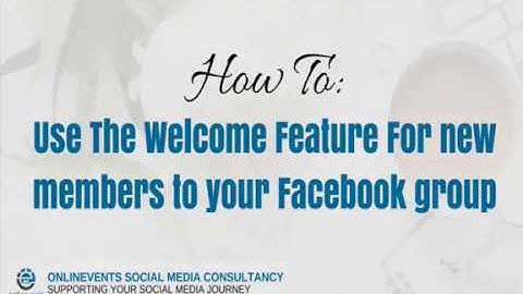 How to Automatically Welcome New Members to Your Facebook Group