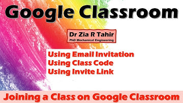 Google Classroom | Joining a Class using Invitation Email or Class Code or Invitation Link