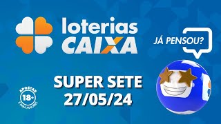 Super Sete - Concurso no 549 - 27/05/2024