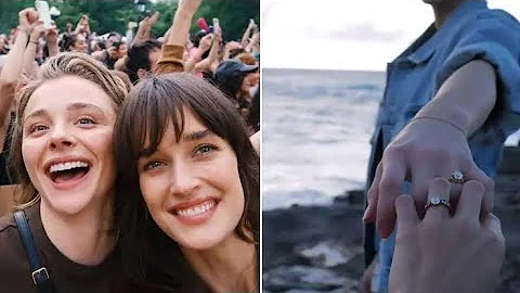 Chloë Grace Moretz & Kate Harrison’s Secret Wedding | Full Love Story & Stunning Dresses 💍✨