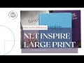 THE DIFERENCE BETWEEN NLT INSPIRE LARGE PRINT AND NLT INSPIRE PRAISE