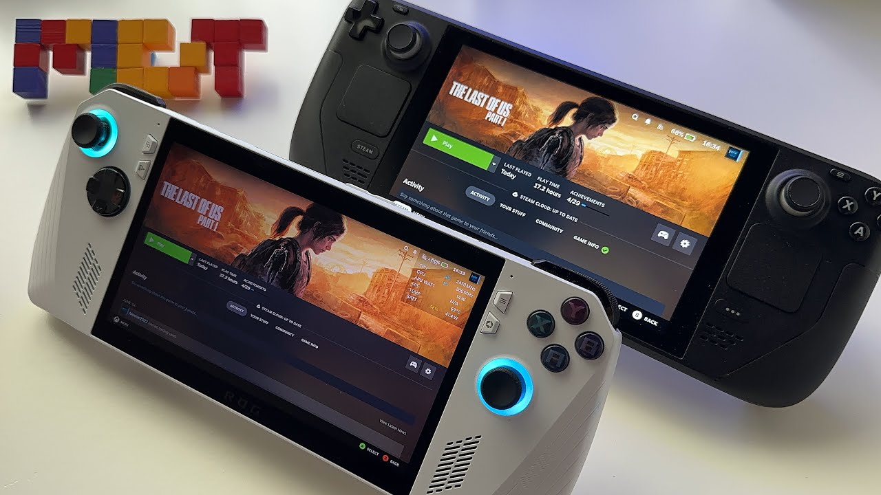 The Last of Us: Asus Rog ALLY VS Steam Deck - FPS battle - YouTube