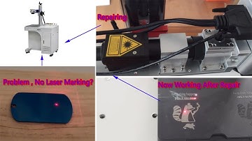 how to repair laser light No Marking No Work Fiber Laser Machine Repair？
