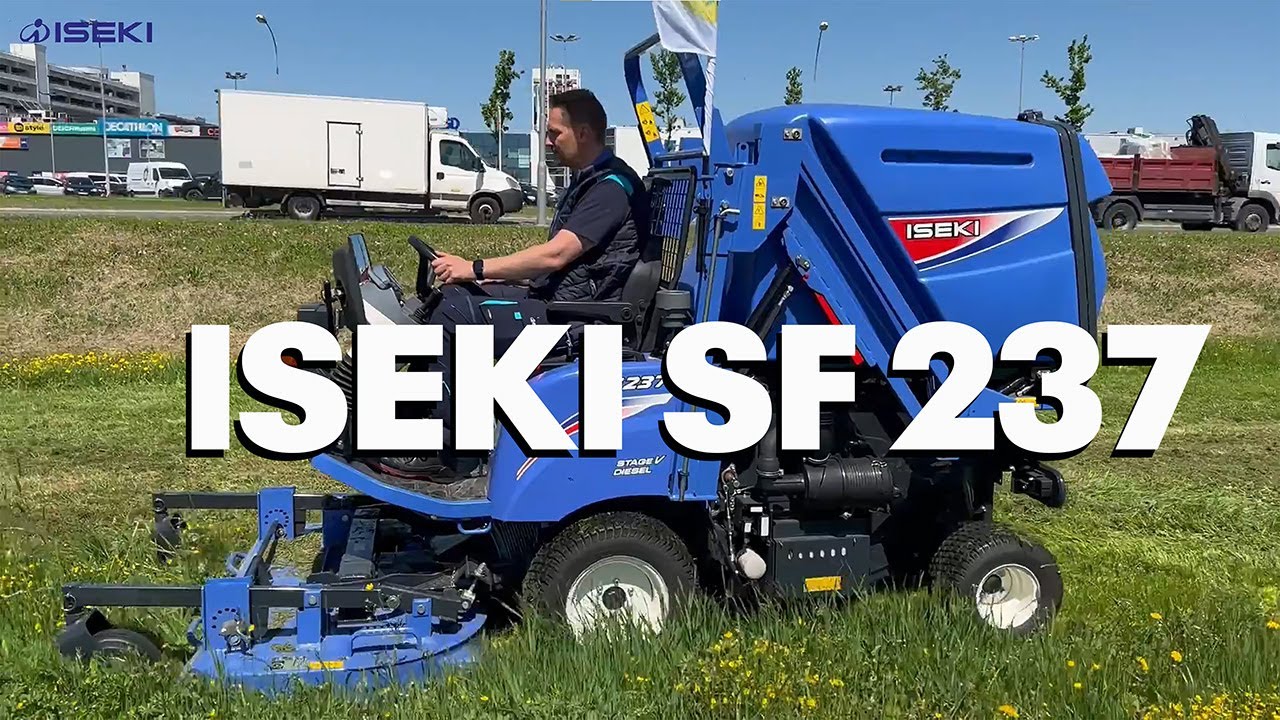 ISEKI SF237 prezentacja kosiarki profesjonalnej