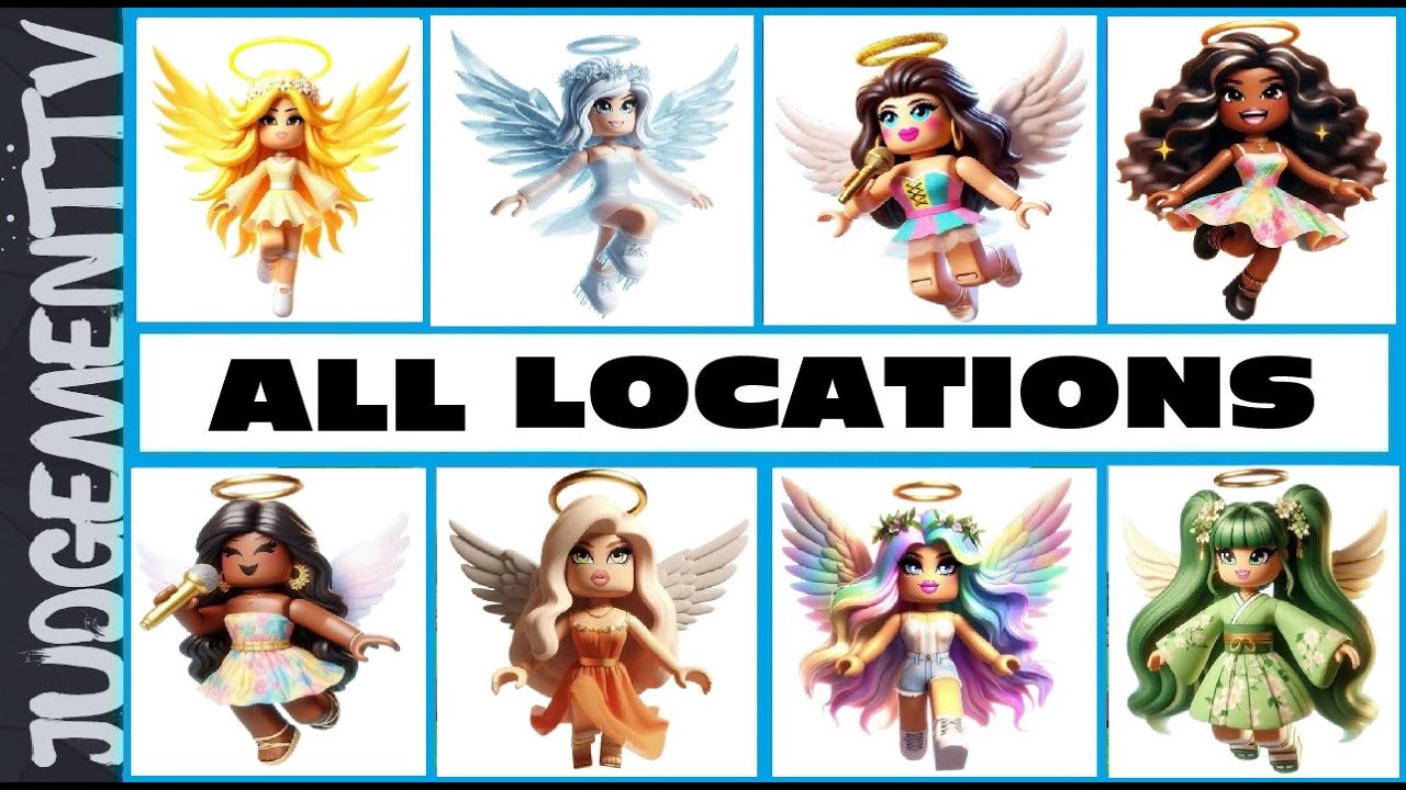FIND THE ANGELS - ALL 60 ANGEL LOCATION (60) ON ROBLOX - YouTube