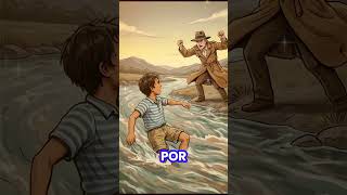 EL MUCHACHO EN EL RÍO - FABULAS DE ESOPO #fyp #parati #educativo #divertido 1 #fyp