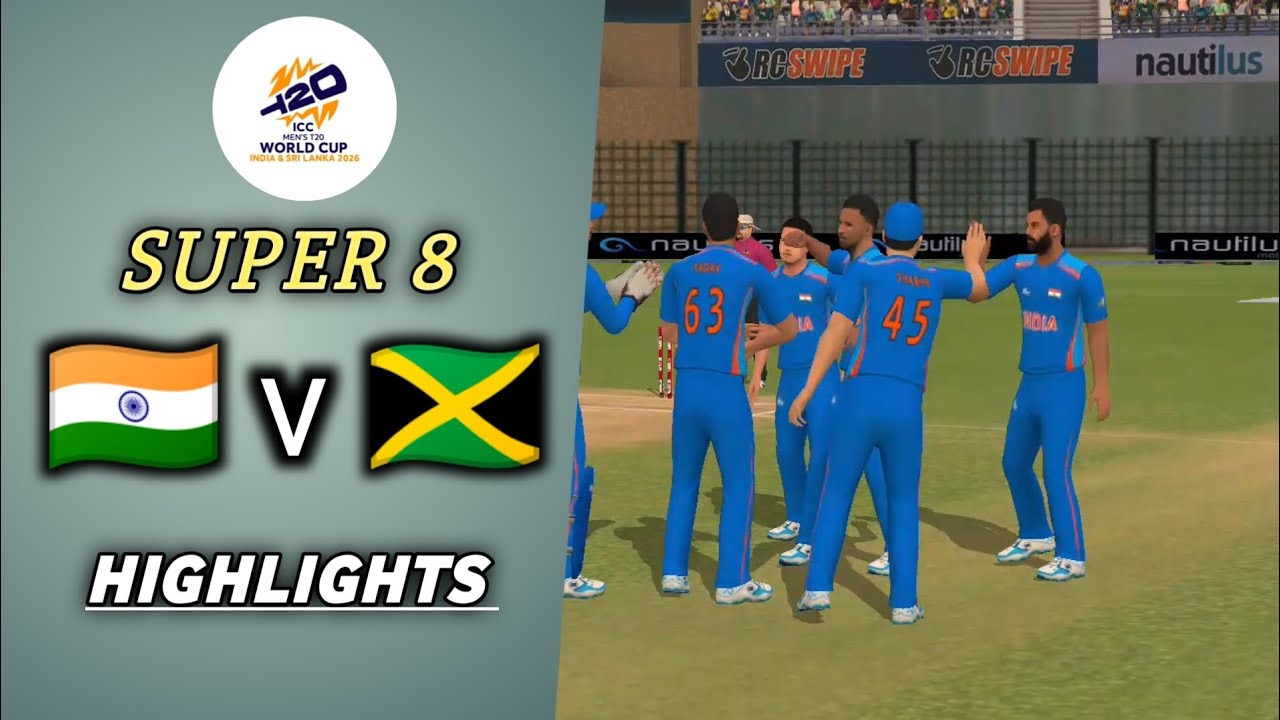 𝗜𝗻𝗱𝗶𝗮 𝘃𝘀 𝗪𝗲𝘀𝘁 𝗜𝗻𝗱𝗶𝗲𝘀 | 𝗦𝗨𝗣𝗘𝗥 8 | 𝗜𝗖𝗖 𝗧20 𝗪𝗢𝗥𝗟𝗗 𝗖𝗨𝗣 2026 | 𝗥𝗖 𝗦𝘄𝗶𝗽𝗲