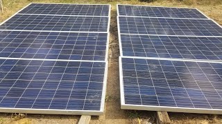 How to set up 8 solar panels series/parallels