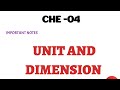 che -04 unit and measurement ignou (physical chemistry)