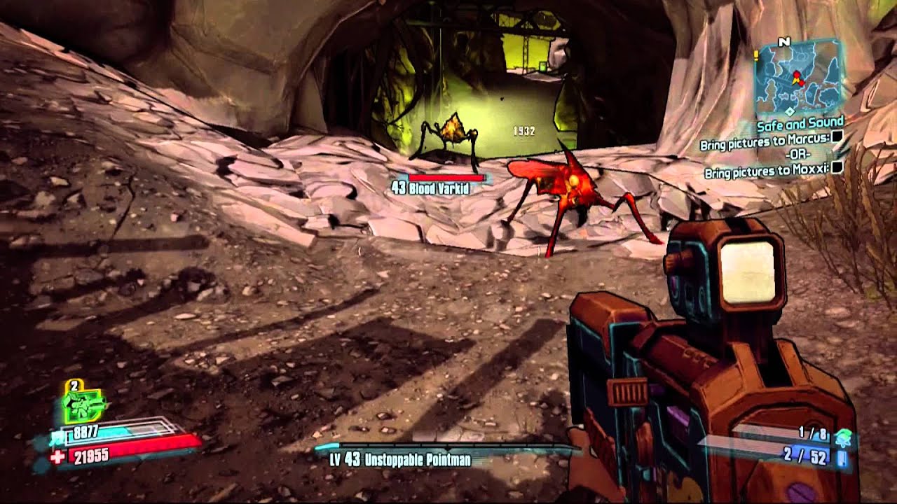 Borderlands 2 Caustic caverns gameplay YouTube