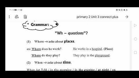 الصف الثاني الابتدائي(لغات) Primary 2 Connect plus(Unit 3) part 3 Mrs Samaa Ashraf