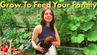 Growing GROCERIES On An 8-Acre Homestead (+tips and recipes KIDS LOVE)