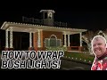 Wrap Bushes with Mini Lights – 4″ &amp; 6″ Spacing Guide
