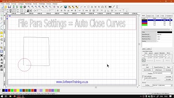 TruCUT RDWorks the Auto-Close Curves Option (Part 4) File Para Settings Mini-Series