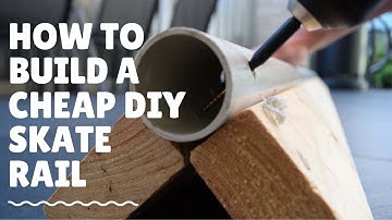 How to build a cheap DIY skate rail | Skidz Grindplates