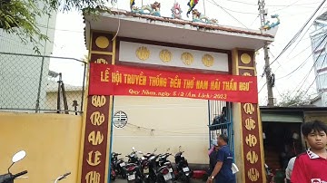 Quy Nhơn : Lễ hội truyền thống Đền thờ "Nam Hải Thần Ngư"(Lăng Ông Khu 2 xưa)