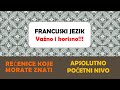 Francuski jezik 182023 reenice za snalaenje i osnovnu konverzaciju aposlutno poetni nivo