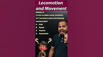 NEET 2025 IMPORTANT MCQs: Locomotion & Movement #NEETRevision