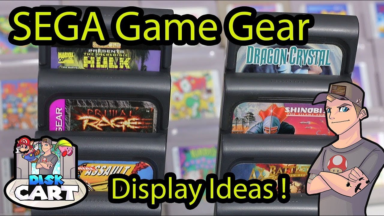 Game Gear Cartridge Display Tower Store and Display Your Gamegear  Collection 