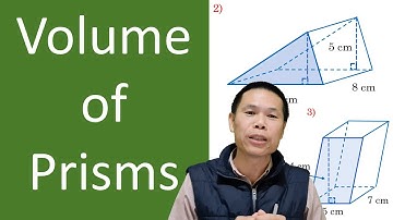 Volume of Prisms part 1