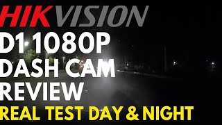 Night Drive Test Hikvision D1 1080P Dash Cam Footage