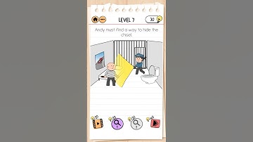 Brain Test 2 | Prison Escape | Andy must find a way to hide the chisel | Level 7