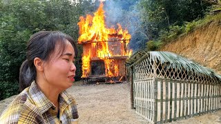 Full video: 25 days of bad guys burning houses, building complete temporary houses | Lý Thương