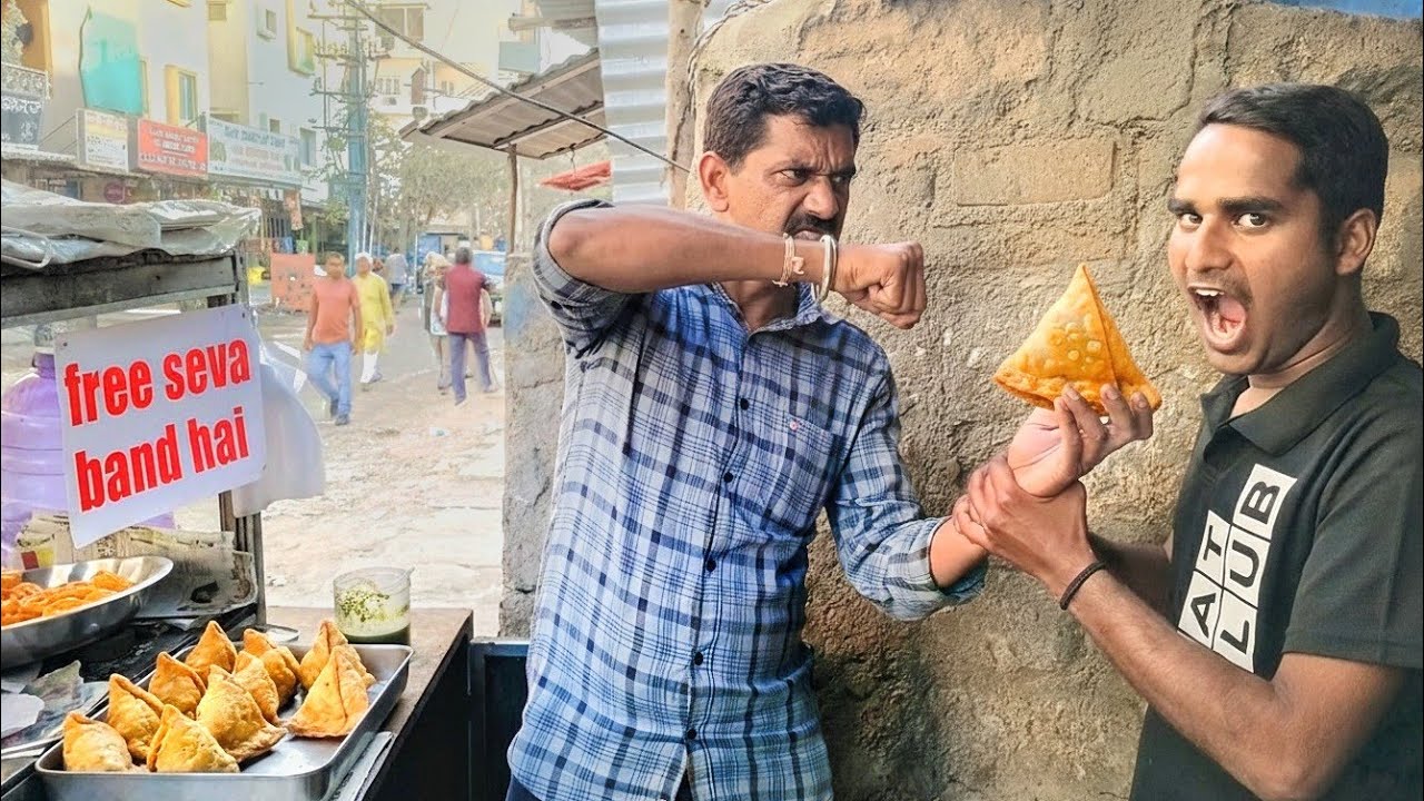 Hungry Challenge With Street Food 😱 | Kya Mujhe Free Me Kuch Khane Ko Milega ?